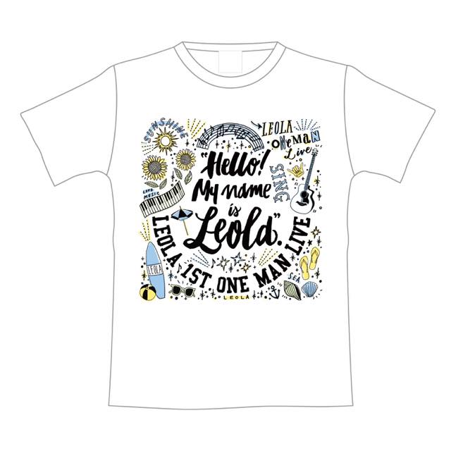 涼海ネモ 1st One-man live Voyager 記念Tシャツ、タオル Leola 1st Oneman Live'Hello! My name is Leola.' 追加公演
